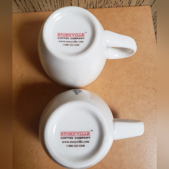 Storyville Coffee Boy Airplane Flyboy 2 Espresso Demitasse Porcelain Coffee Cups - Picture 15 of 15